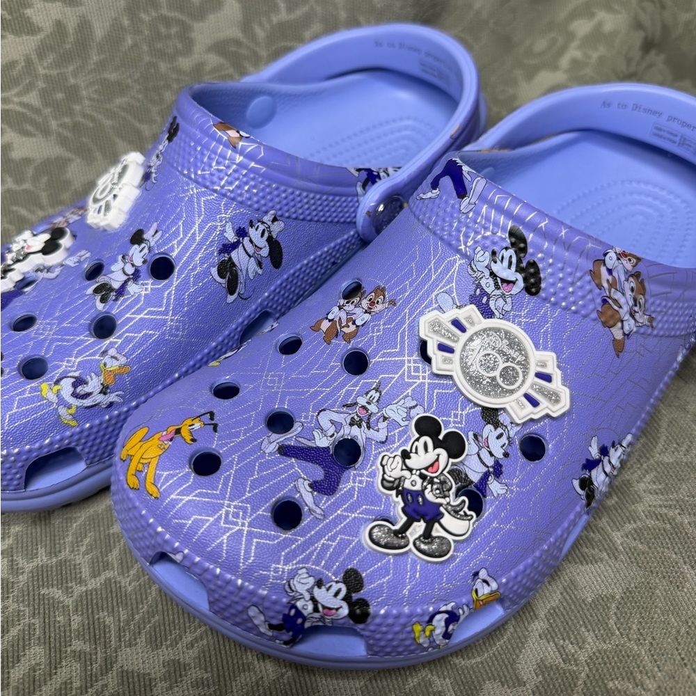 Disney 100 Year Celebration Crocs